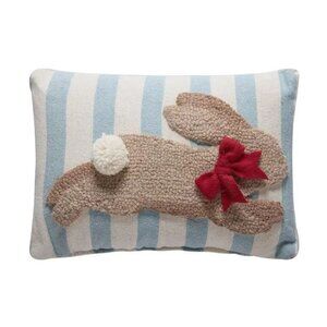 Stripe Bunny Hook Pillow NEW
